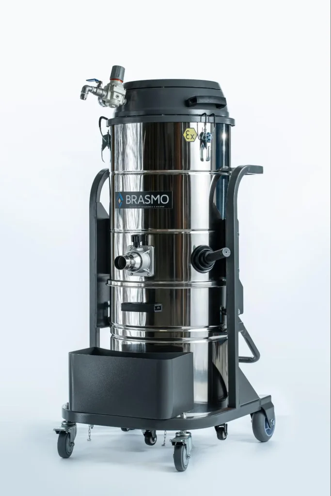 aspirador industrial da Brasmo que auxilia na ergonomia industrial 