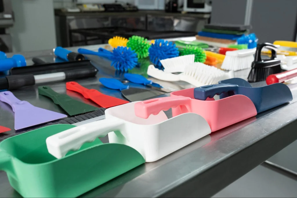 utensílios da brasmo no código das cores, ideal para atingir o pgr