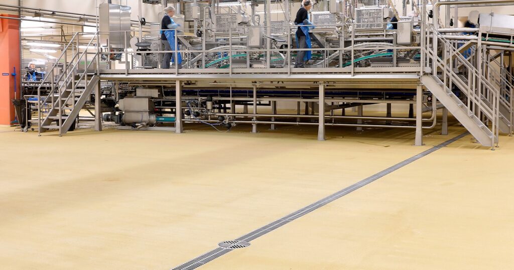 Sistema de drenagem BLÜCHER: soluções higiênicas para frigoríficos