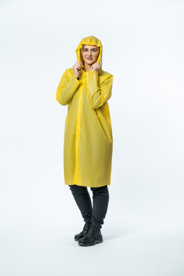 Kit Capa de Chuva Vinil Amarela - Imagem 2