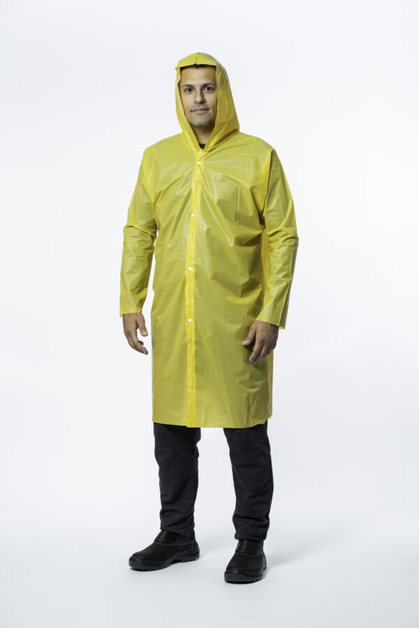 Kit Capa de Chuva Vinil Amarela