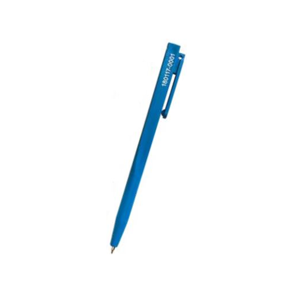 Caneta Não Retrátil Azul Detectável de Tinta Azul com Clipe Não Codificada - P0520-2-2