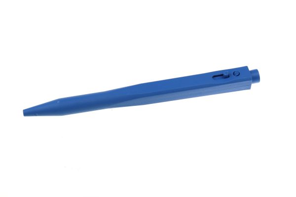 Caneta Retrátil Azul Detectável de Tinta Azul Sem Clipe - P0406-2-2