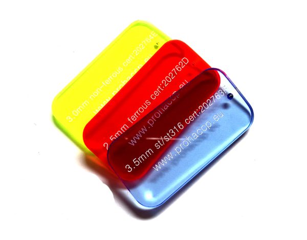 Corpo de Prova Card 80x40x5mm - P0508