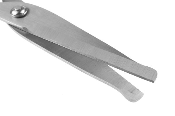 Tesoura Em Aço Inox Detectável Cor Cinza 22cm - P0666 - Imagem 2