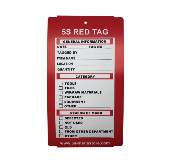 Tag Para Registro de Ações Redtag Economy Pacote com 10 - P3050