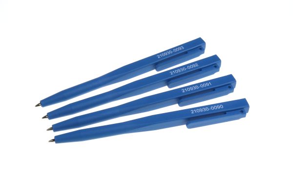 Caneta Não Retrátil Azul Detectável com Clipe Codificada - PN520