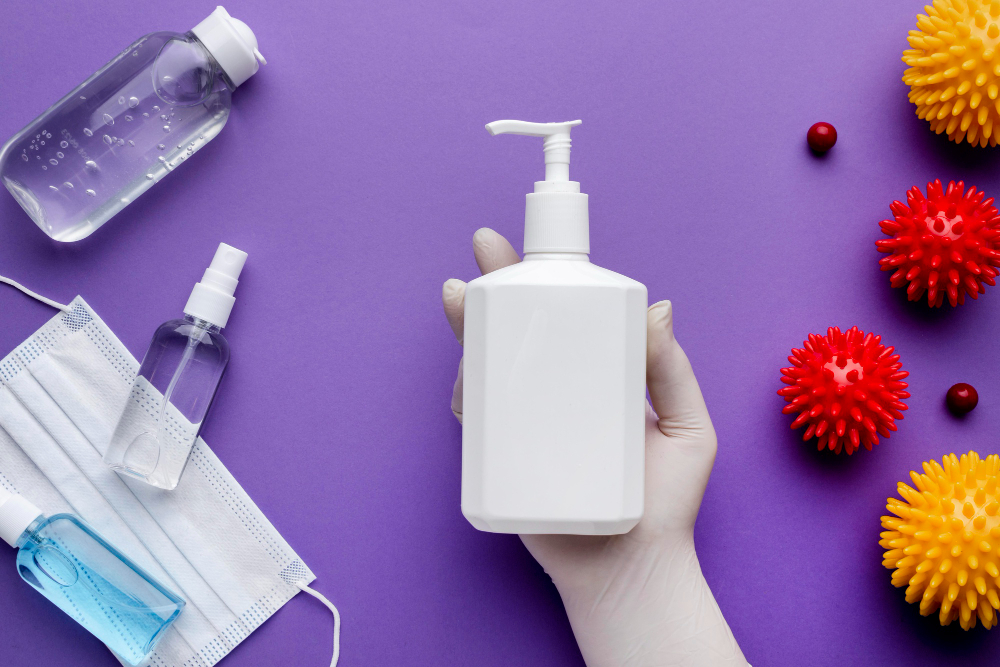 Produtos para uma limpeza industrial com eficiência antibacteriana