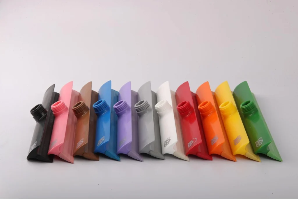 instrumentos de higienização industrial com o código das cores 